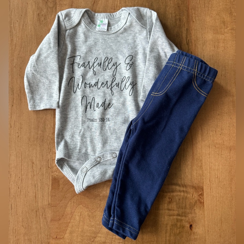Fearfully and Wonderfully Made Baby Outfit